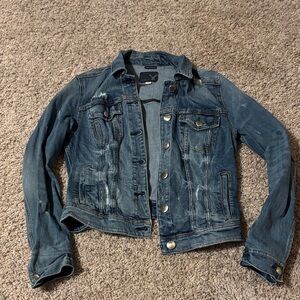 American Eagle large super stretch denim jacket